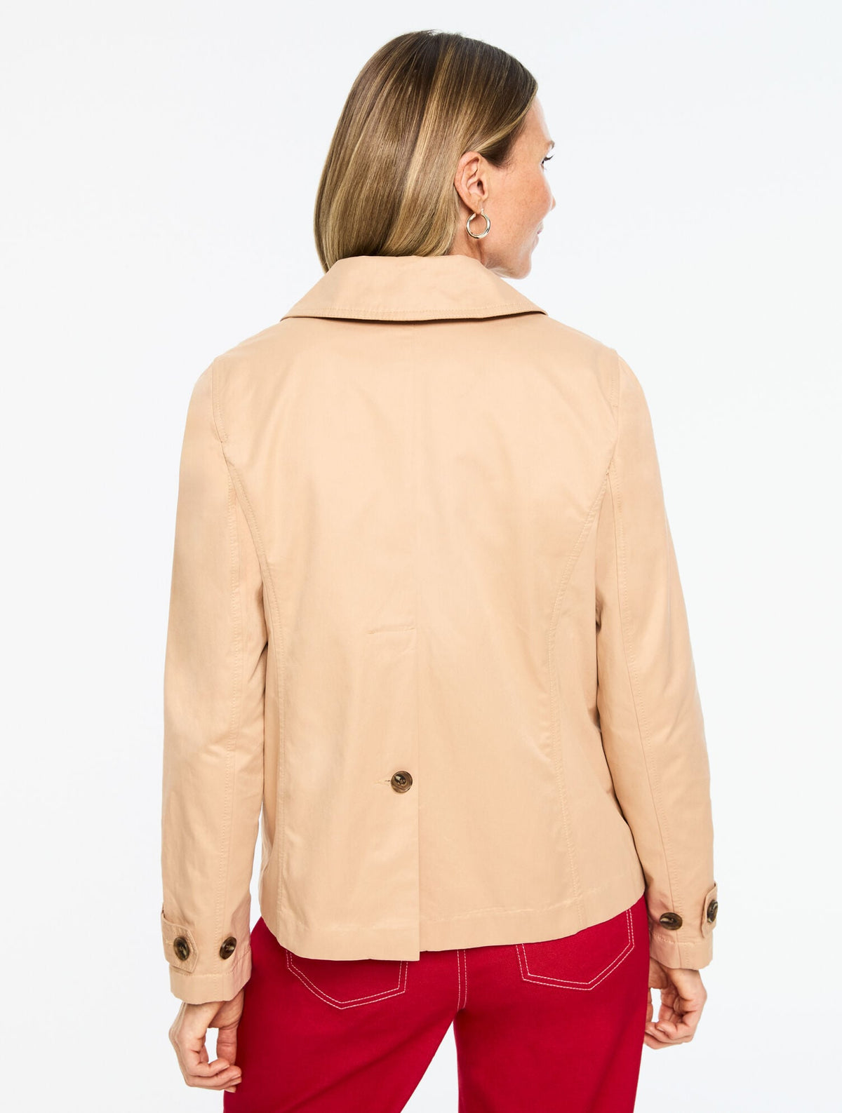 Talbots FRESH POPLIN TRENCH COAT
