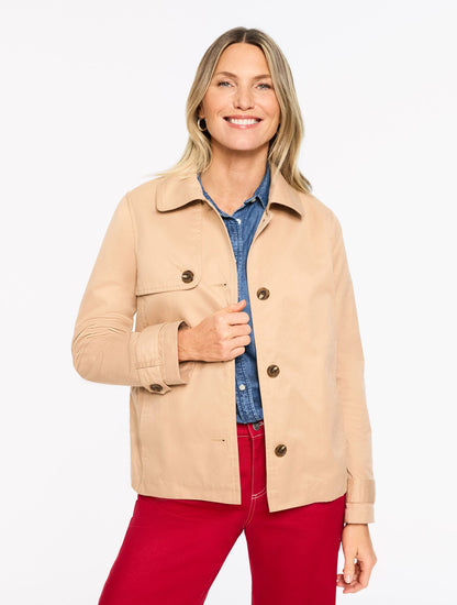 Talbots FRESH POPLIN TRENCH COAT