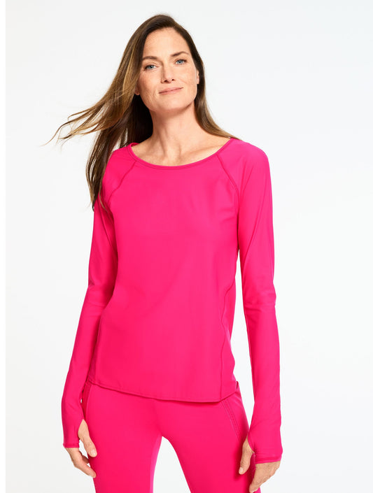 Talbots STRETCH JERSEY LONG SLEEVE TEE