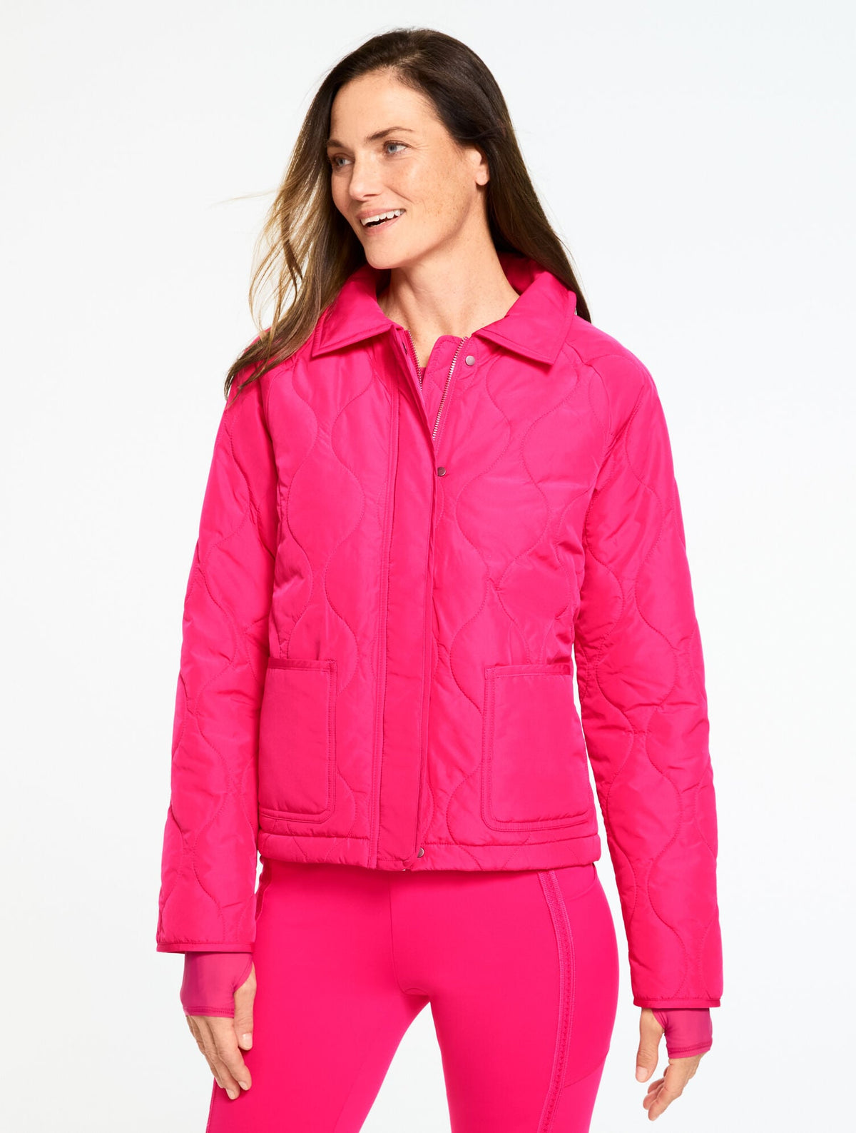 Talbots QUILTED BARN JACKET