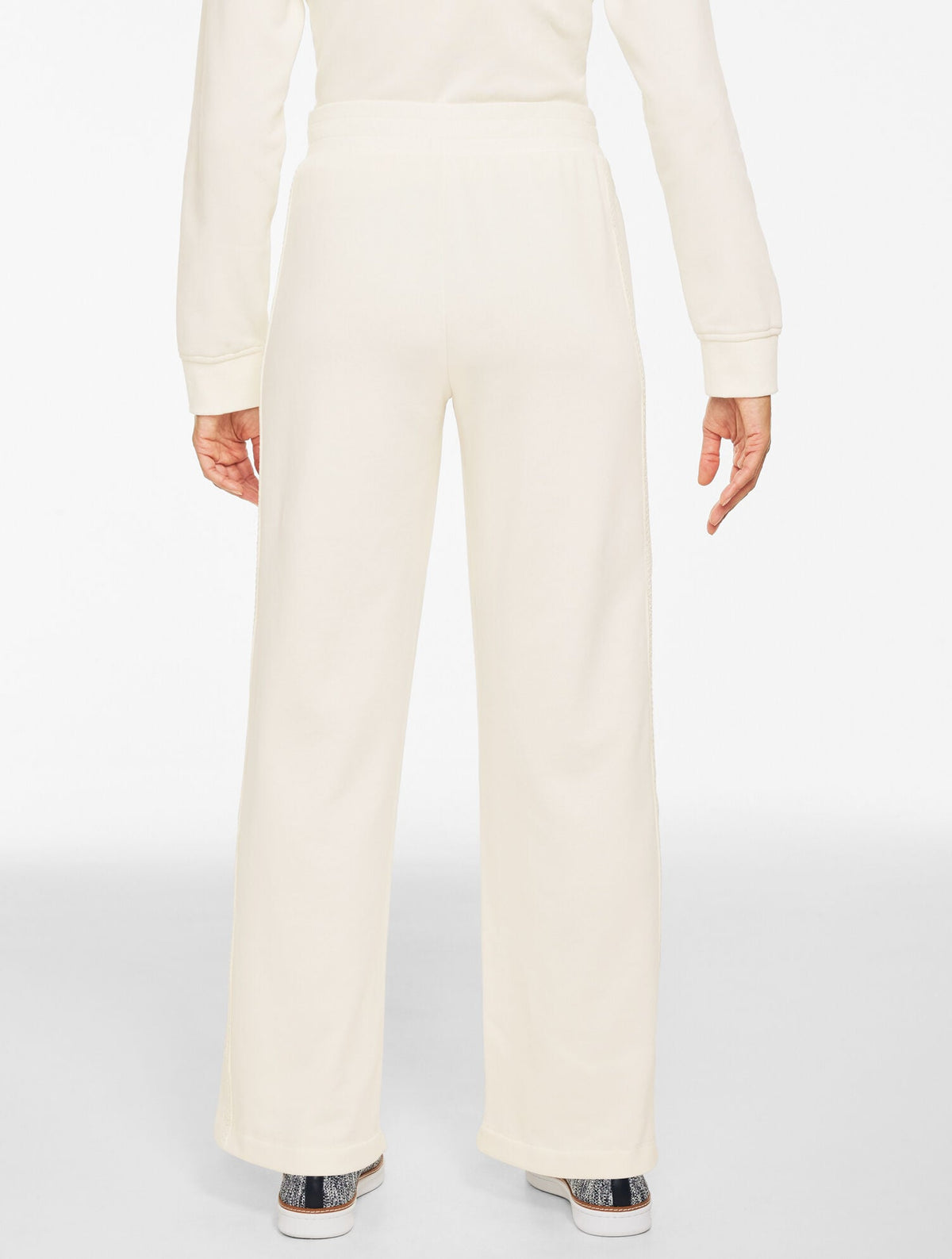 Talbots COZY FLEECE RELAXED LEG PANTS - PICOT TRIM