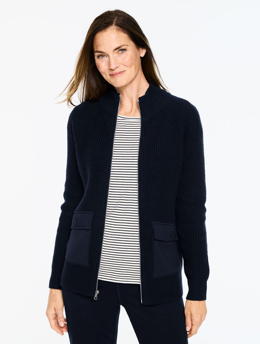 Talbots AIRKNIT STRETCH SWEATER JACKET