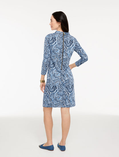 Talbots JACQUARD SHIFT DRESS - PAISLEY