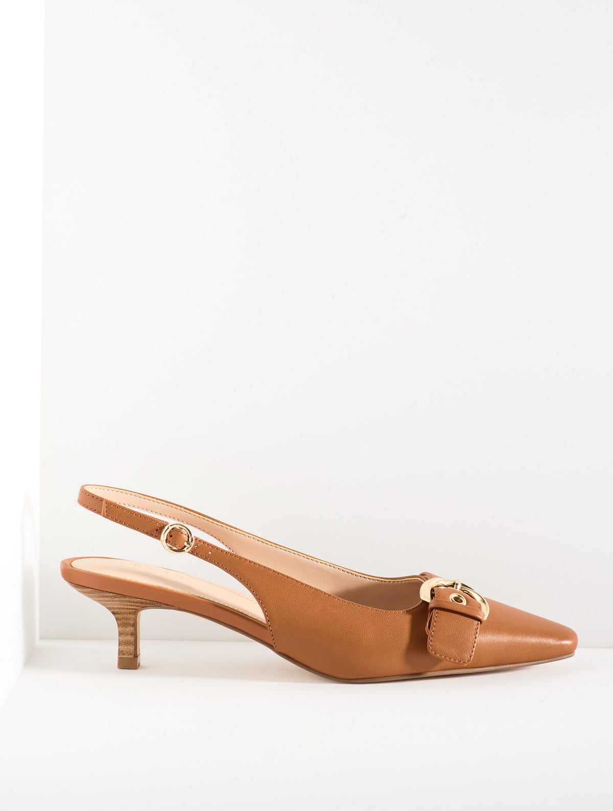 Talbots TABITHA BUCKLE NAPPA SLINGBACK PUMPS
