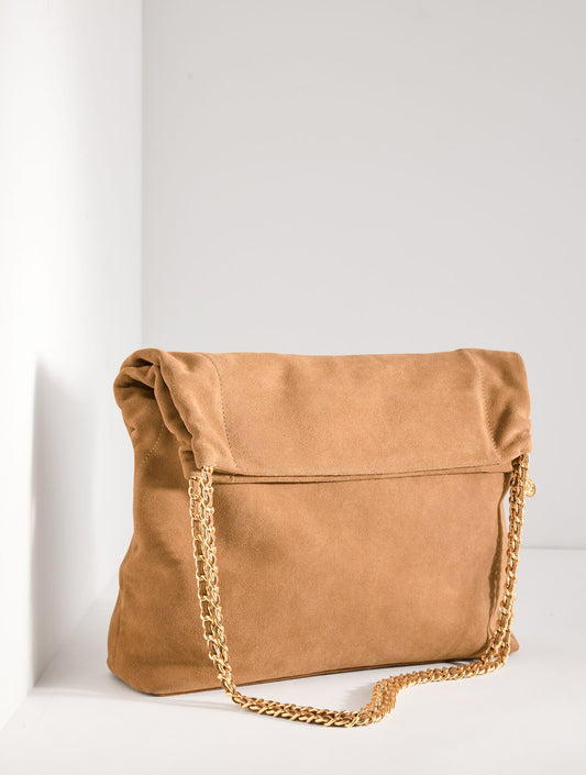 Talbots SUEDE CHAIN TOTE
