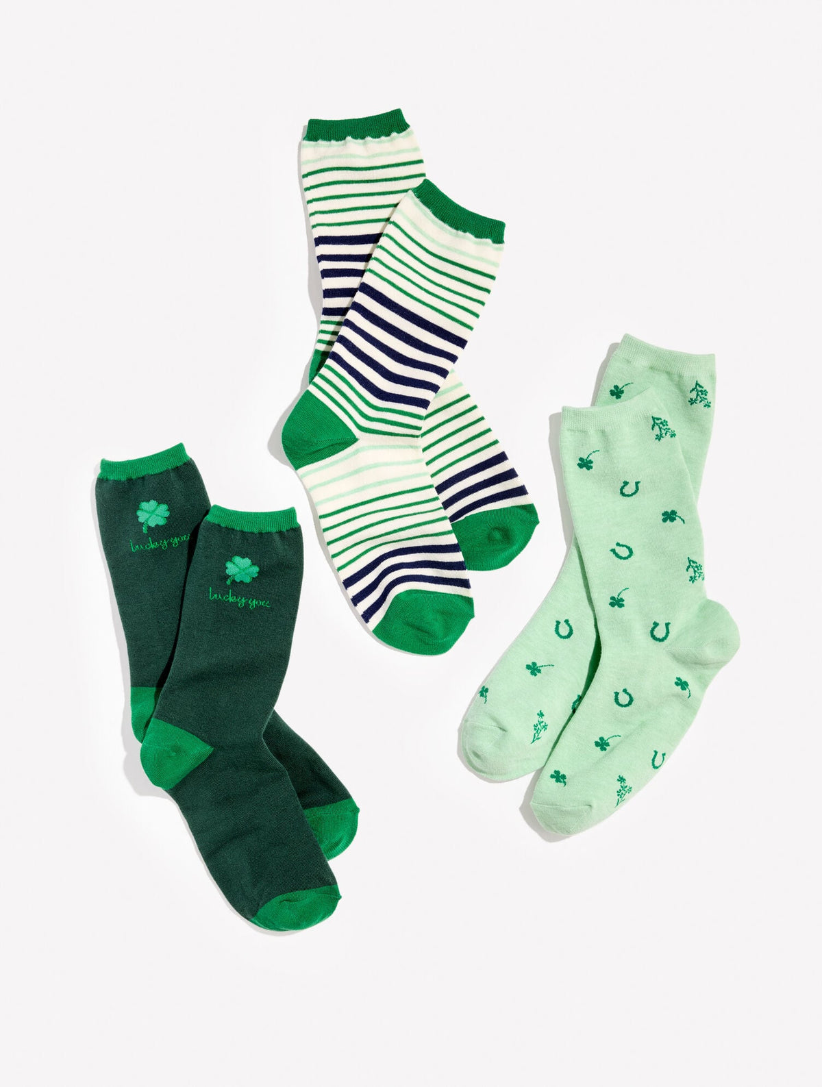 Talbots ST. PATTY’S TROUSER SOCKS 3 PACK GIFT SET