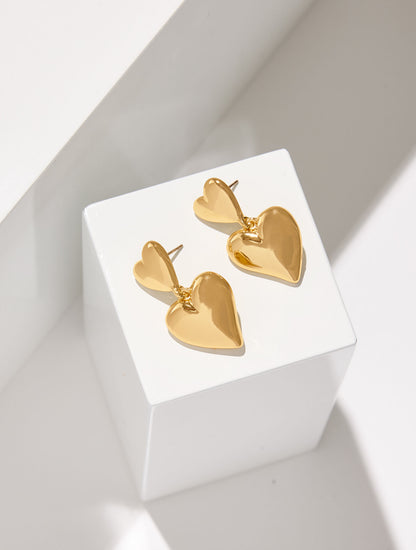 Talbots SOFT HEARTS DROP EARRINGS