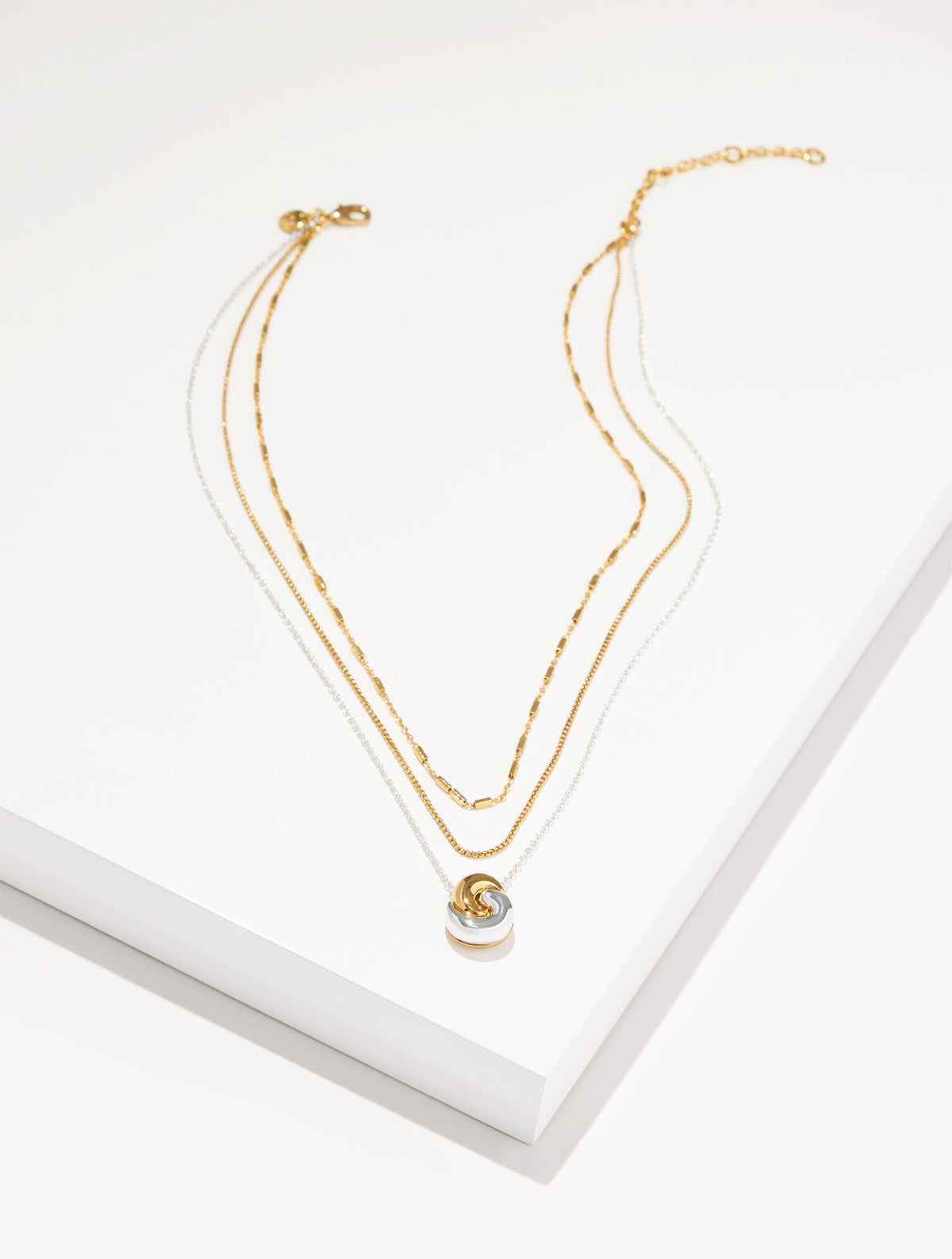 Talbots ROPE SWIRL LAYER NECKLACE