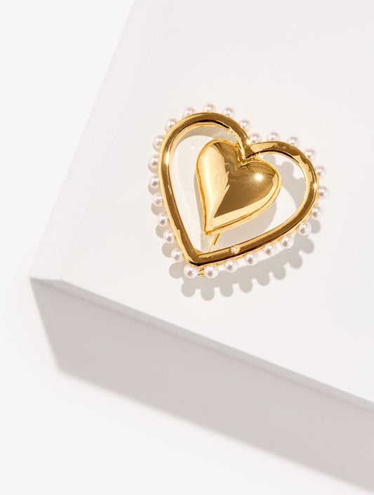 Talbots ROMANTIC HEART BROOCH