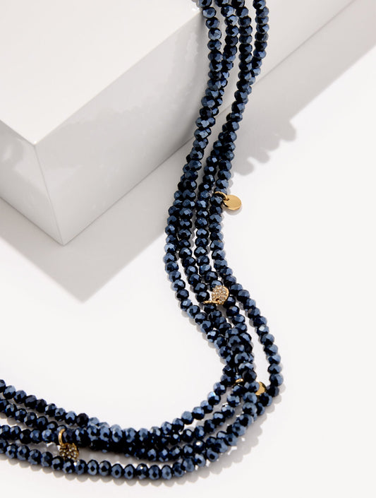 Talbots ADARA BEADED LAYER NECKLACE