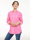 BRIGHT PINK/WHITE