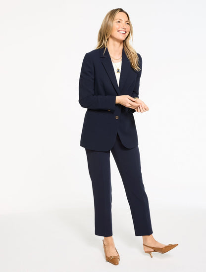 Talbots POLISHED CREPE BLAZER