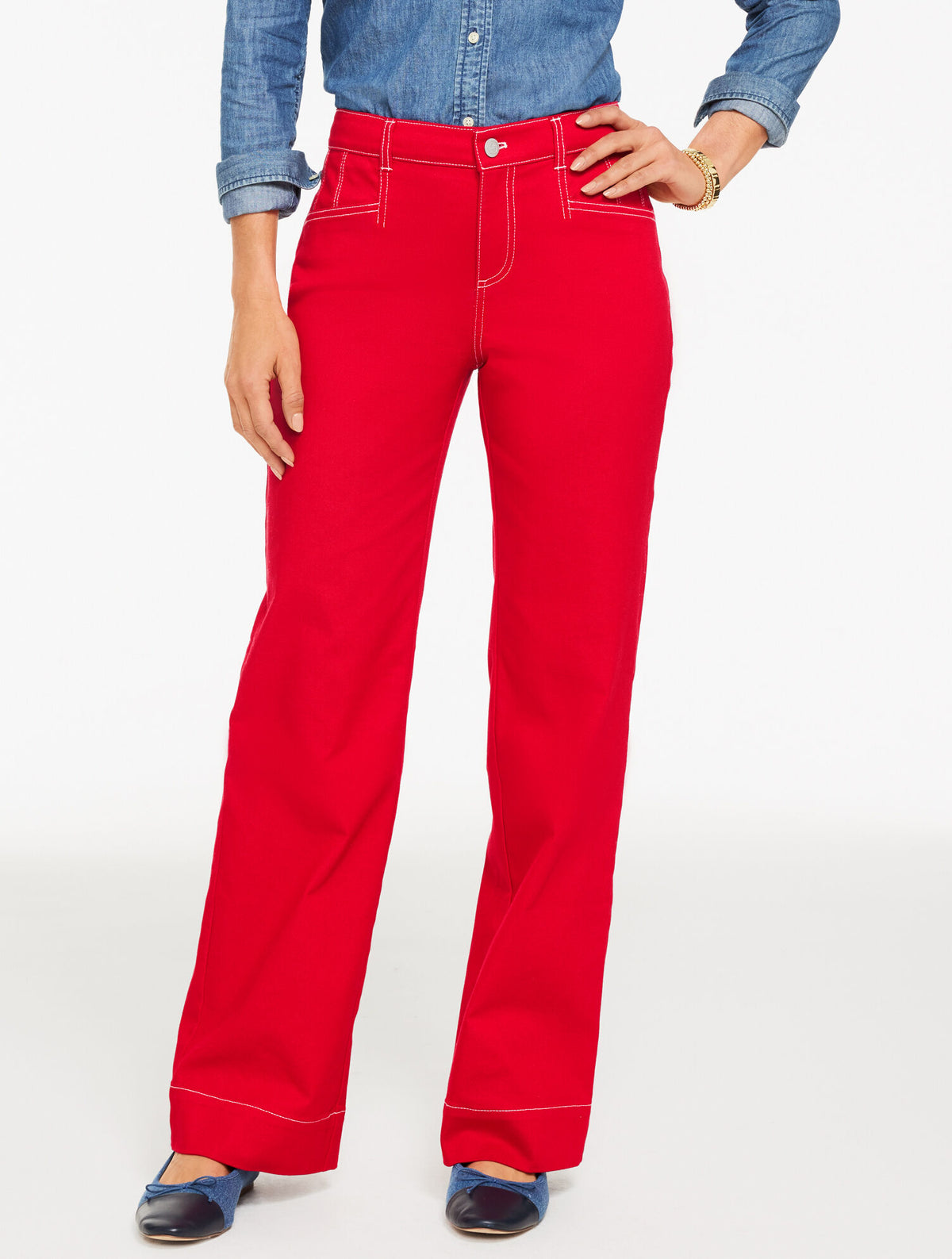 Talbots CLASSIC JEAN TROUSERS - DARTED