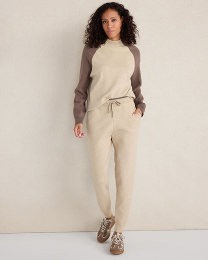 Talbots VISCOSE BLEND COLORBLOCK CREWNECK