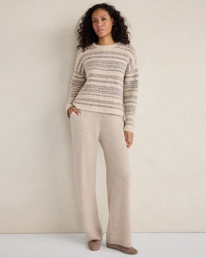 Talbots CASHMERE STRIPED CREWNECK