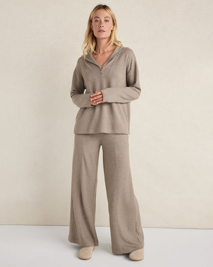 Talbots SOFT KNIT HALF-ZIP HOODIE