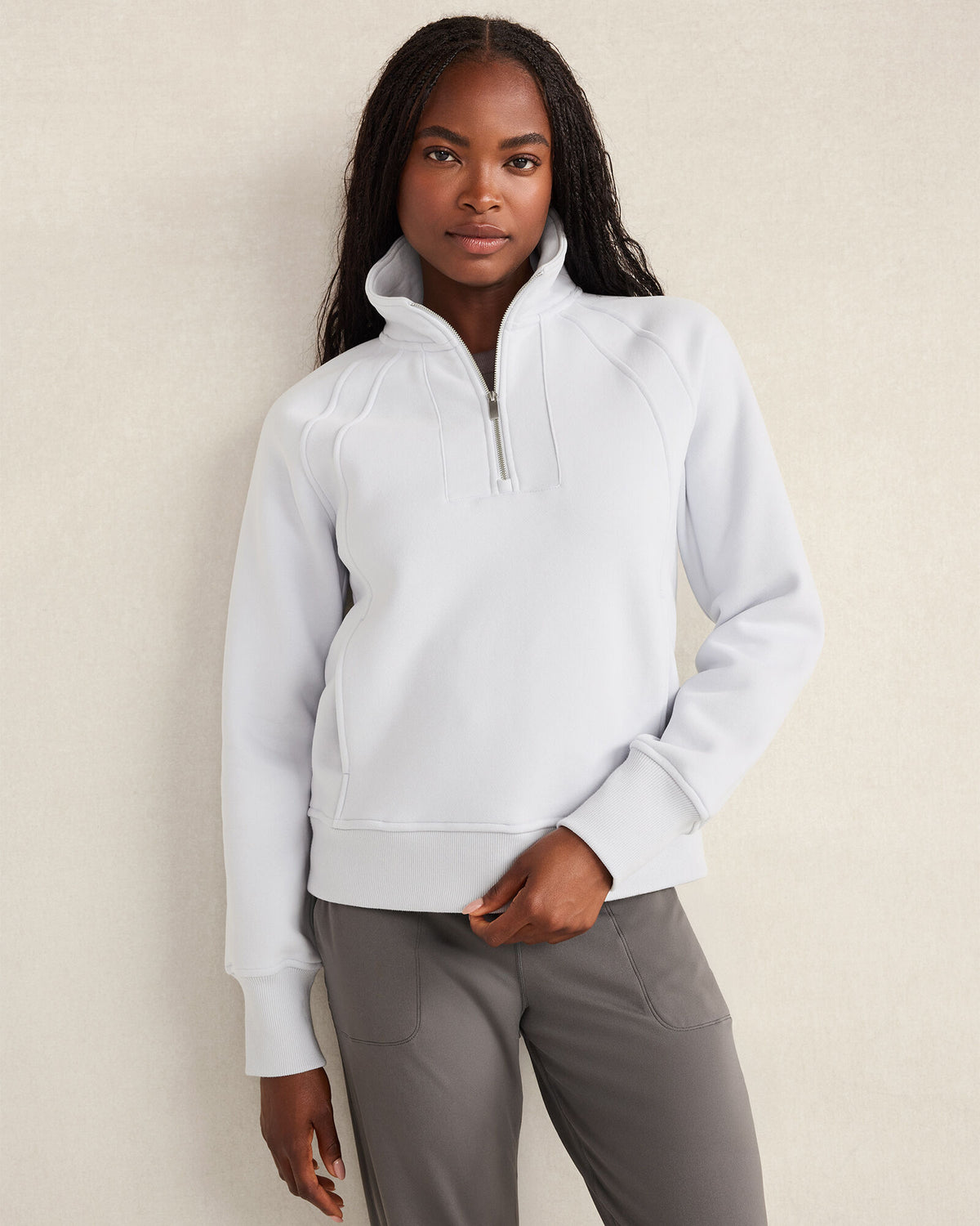 Talbots CLOUD FLEECE HALF-ZIP PULLOVER