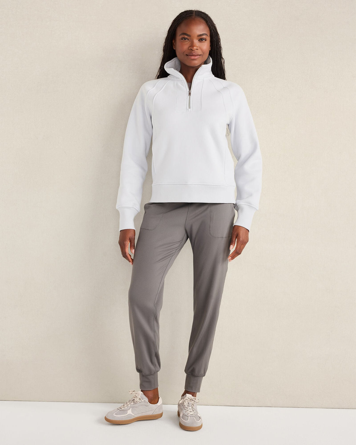 Talbots CLOUD FLEECE HALF-ZIP PULLOVER