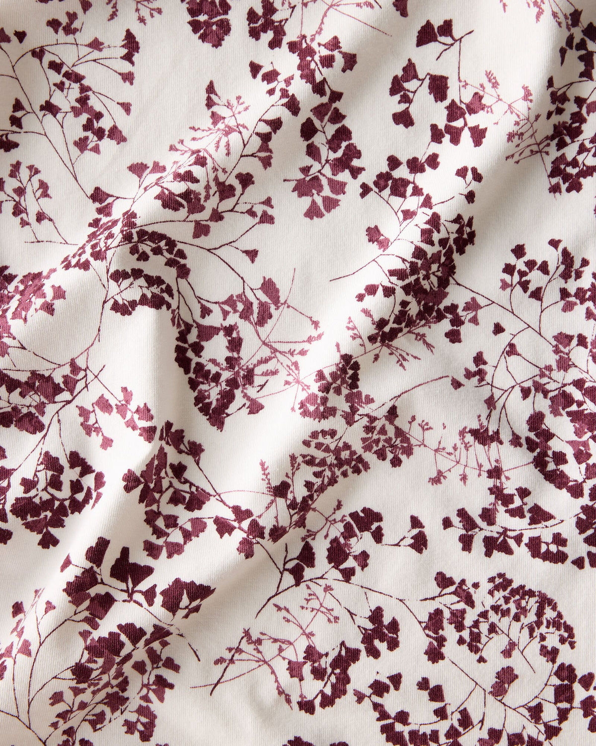 Talbots ORGANIC COTTON JERSEY BLUSHING BLOOMS PAJAMA SHIRT